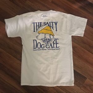 White Salty Dog Cafe T shirt